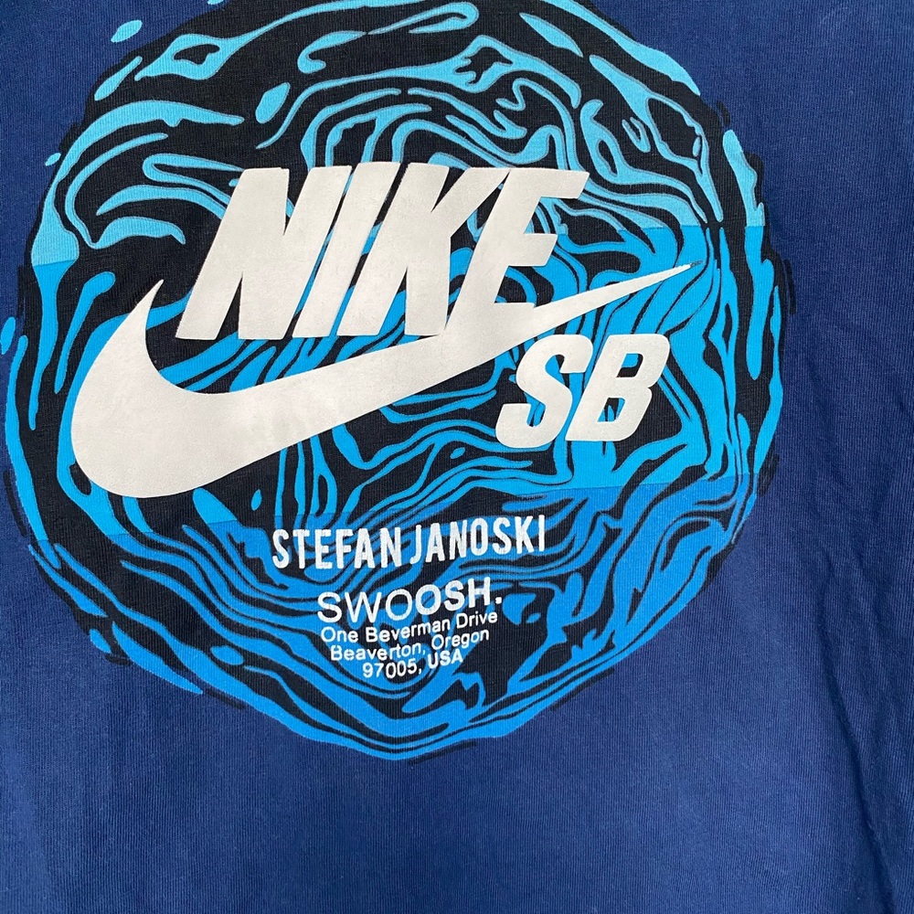 Vintage Nike SB Futbol/Soccer Mens sz M Blue Rare - Picture 3 of 7